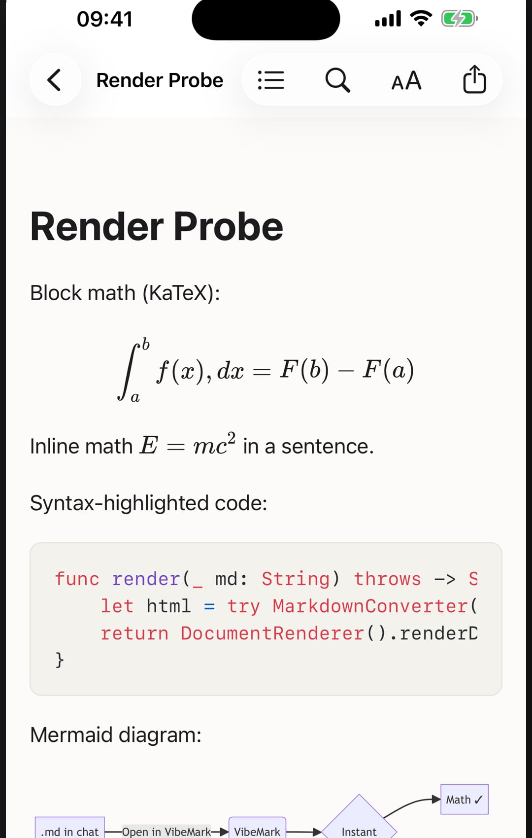 Vibemark screenshot 1
